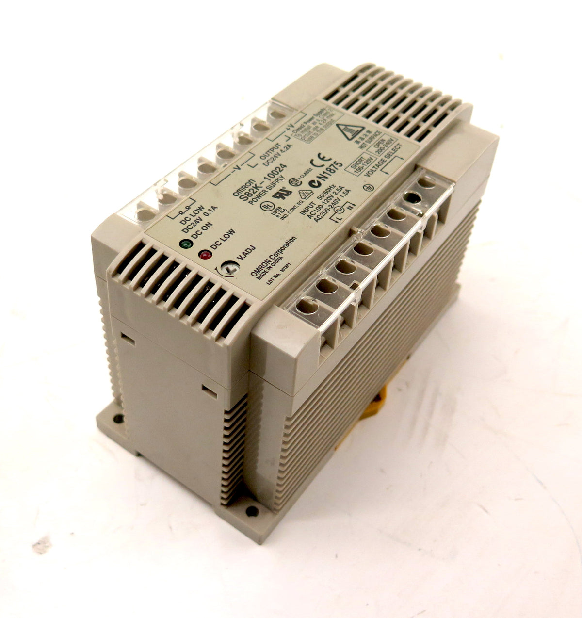 Omron S82K-10024 Power Supply Input 100-240Vac Output 24Vdc - Advance Operations