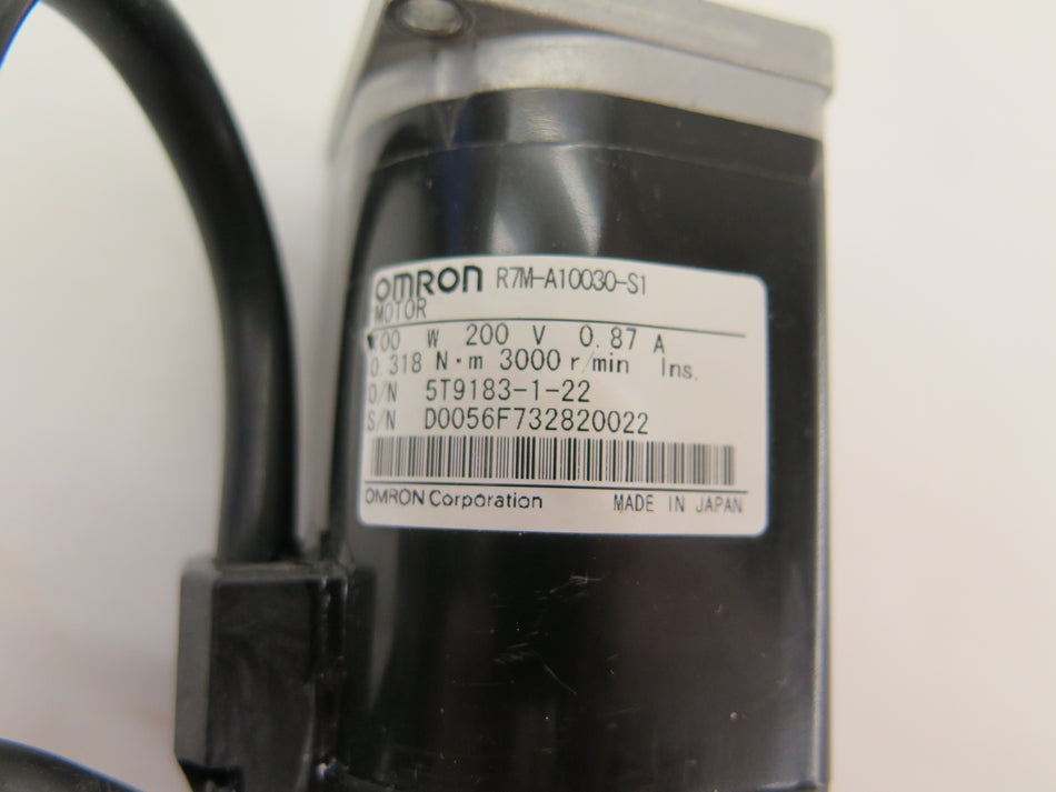 Omron R7M-A10030-S1 Servo Motor 3000r/Min 200V 100W - Advance Operations