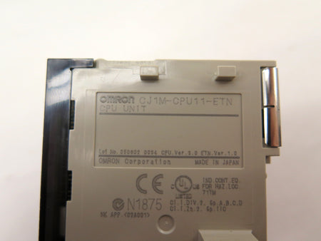 Omron CJ1M-CPU11-ETN CPU Unit - Advance Operations