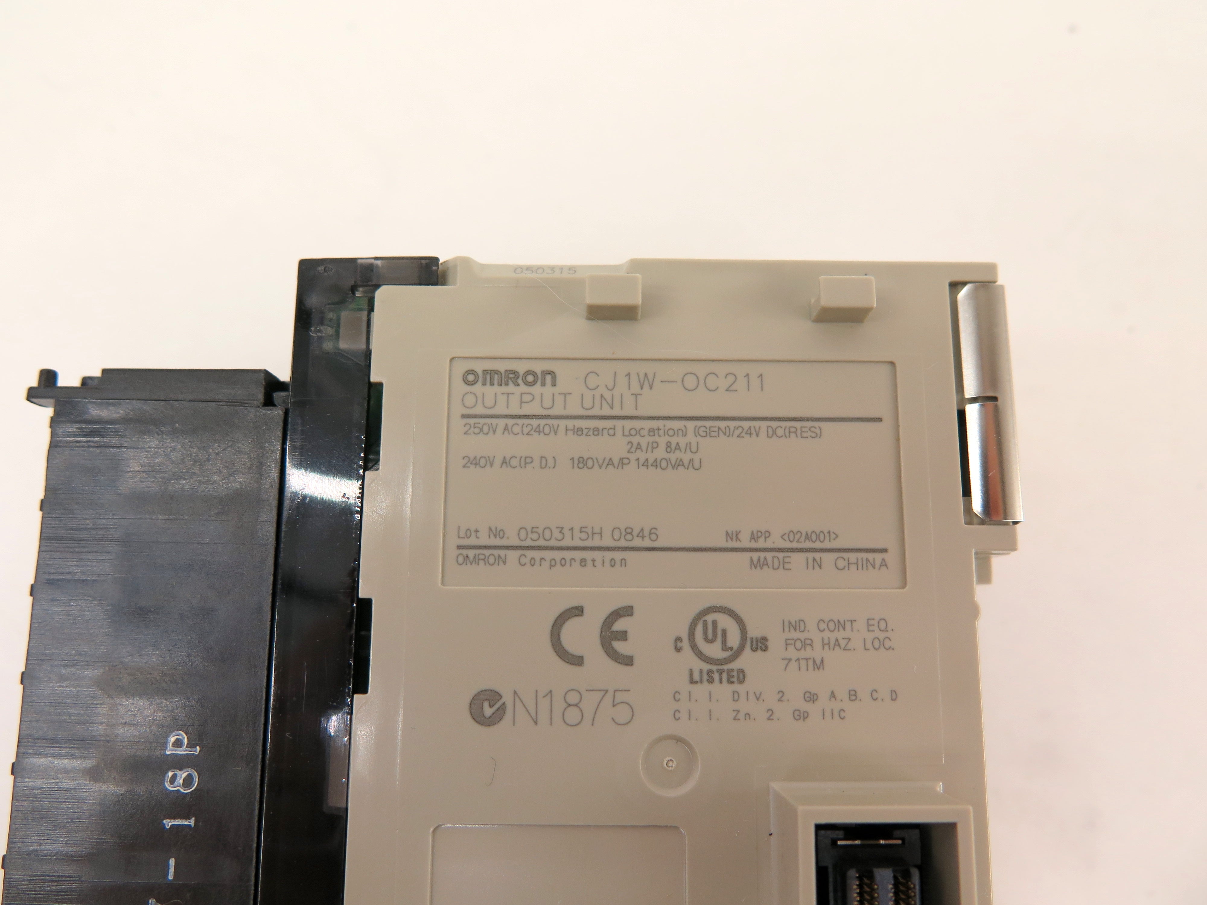 Omron CJ1W-OC211 Output Unit Module - Advance Operations