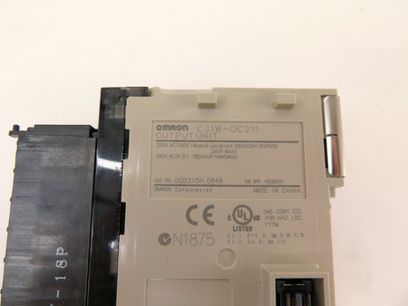 Omron CJ1W-OC211 Output Unit Module - Advance Operations