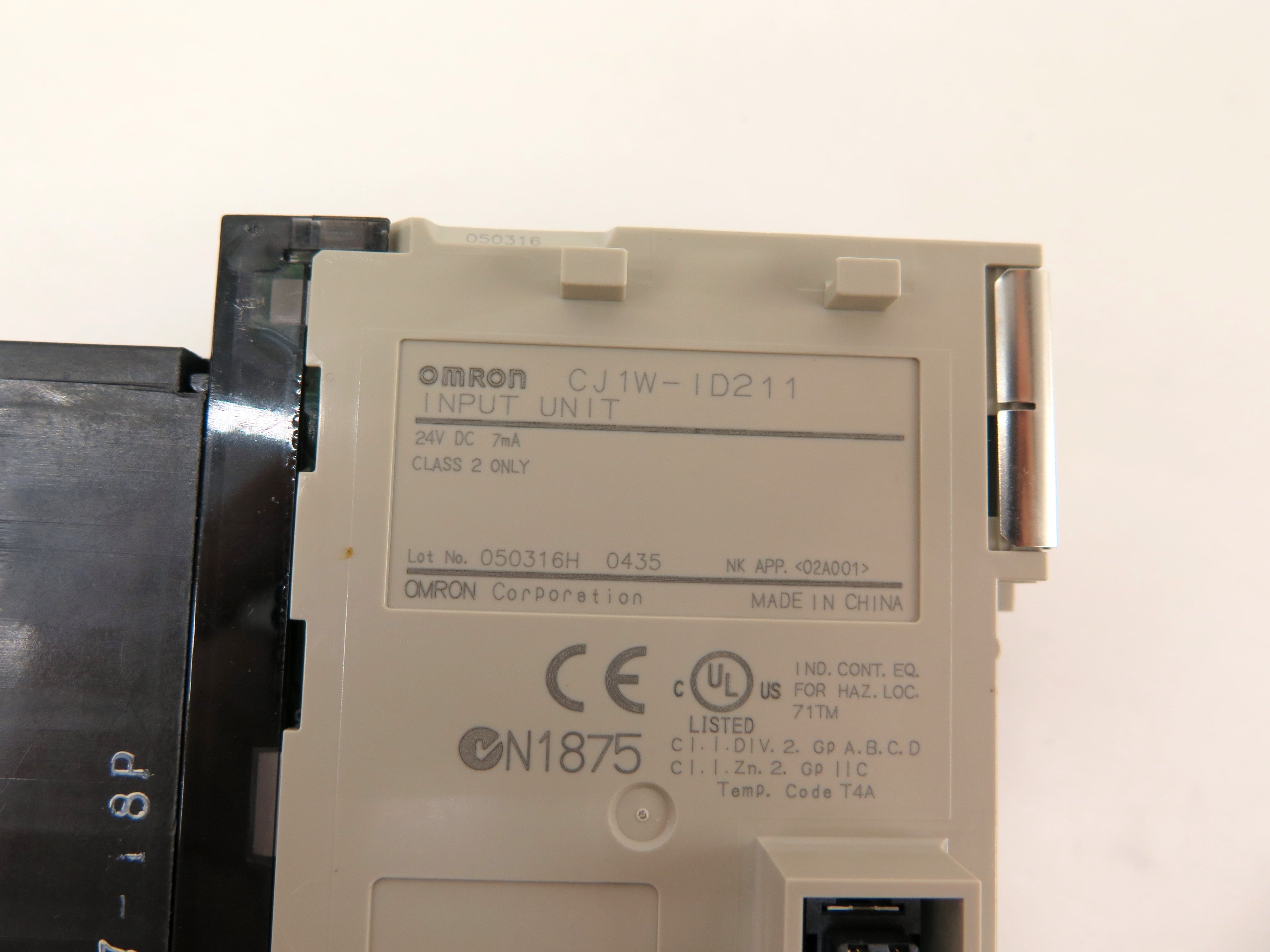 Omron CJ1W-ID211 Input Unit Module 24Vdc - Advance Operations