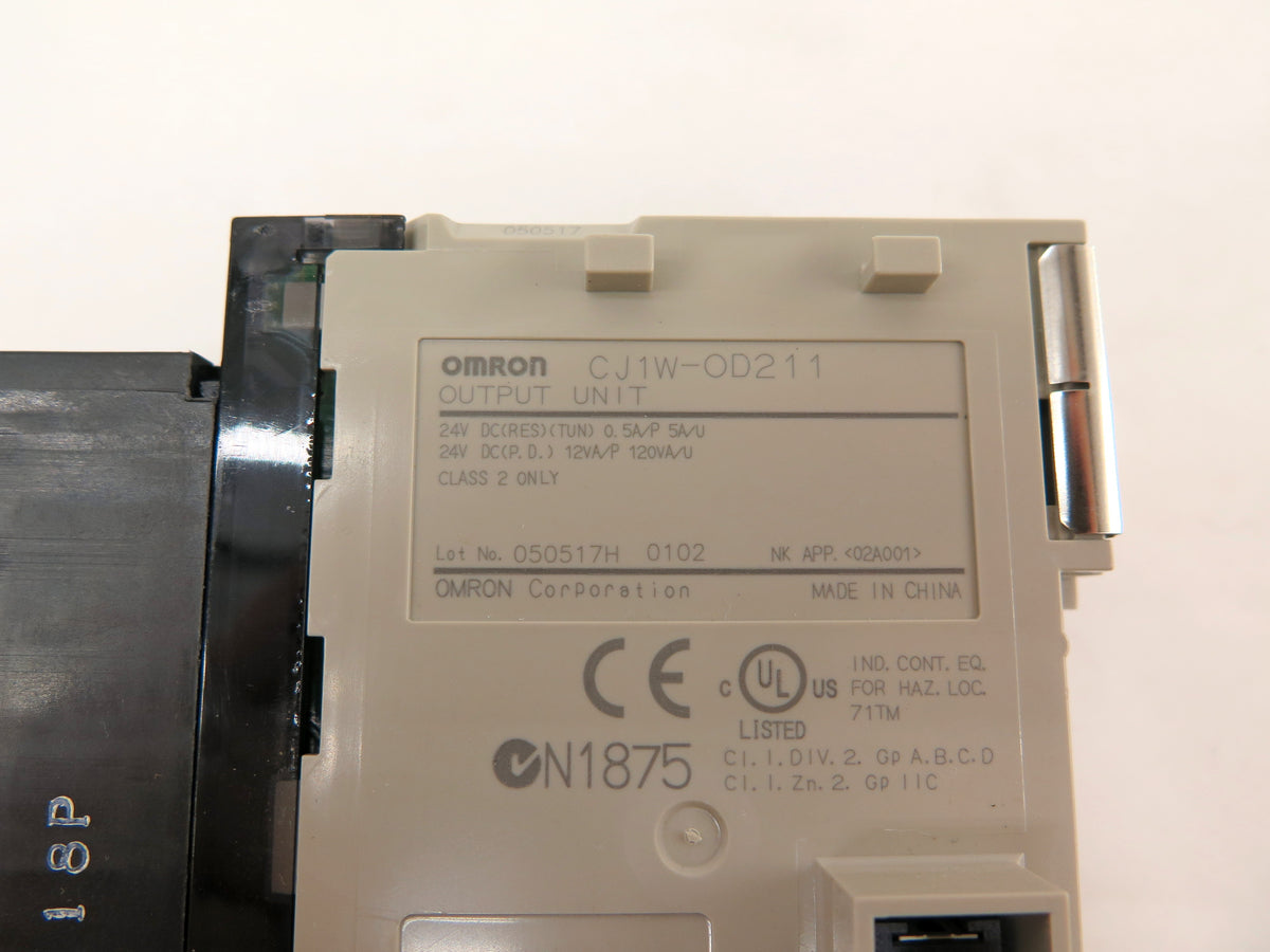 Omron CJ1W-OD211 Output Unit Module 24Vdc - Advance Operations