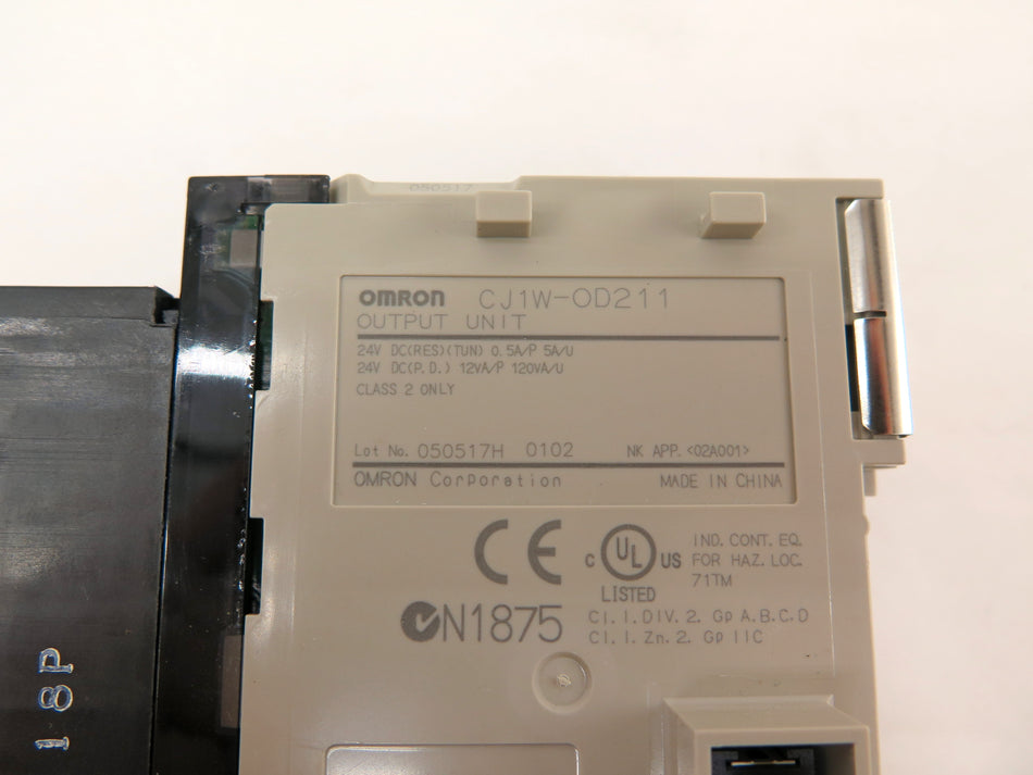 Omron CJ1W-OD211 Output Unit Module 24Vdc - Advance Operations