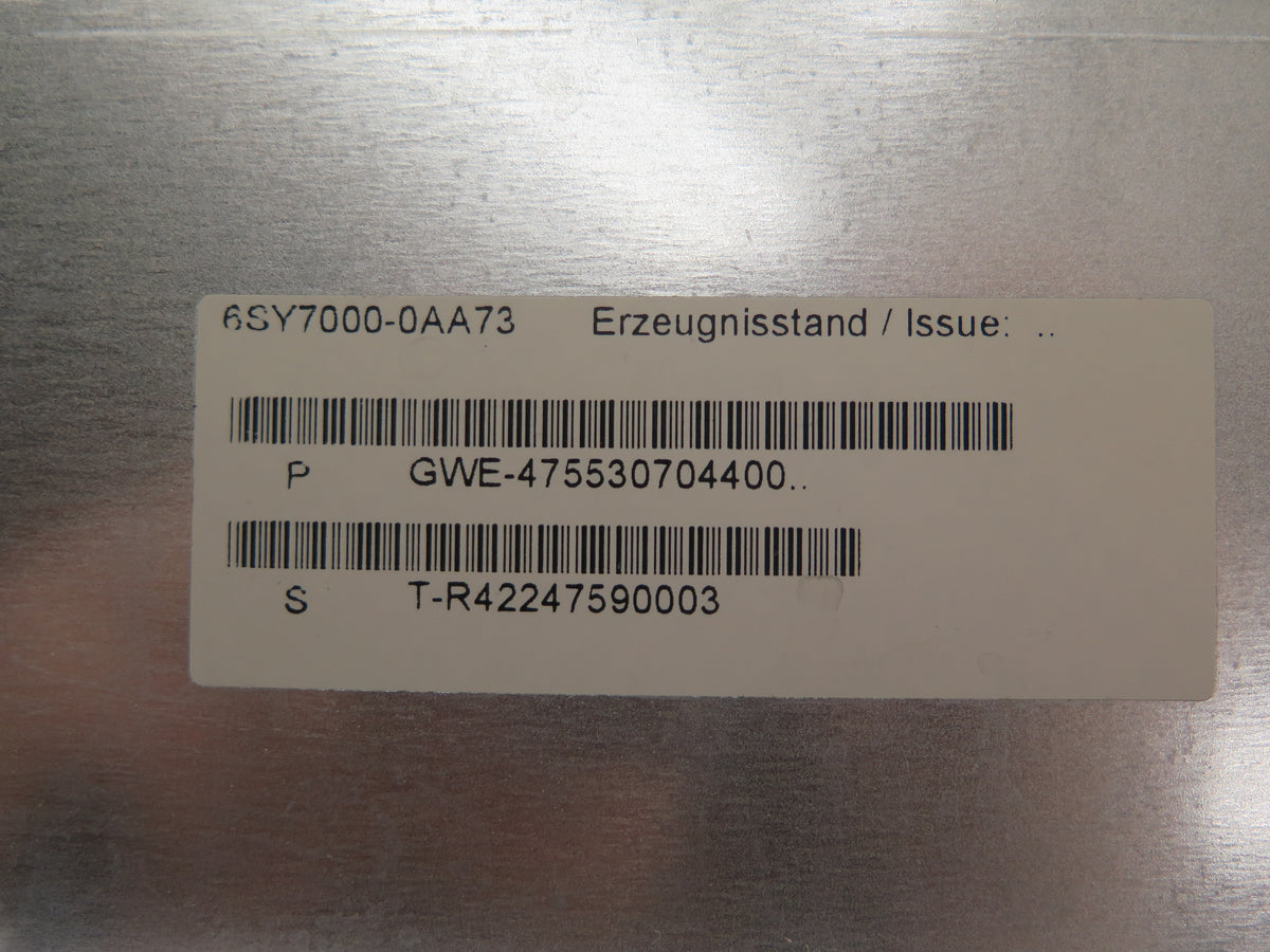 Siemens 6SY7000-0AA73 DRIVES DC LINK CAPACITORS COMPLETE WITH RACK 2250 UF - Advance Operations