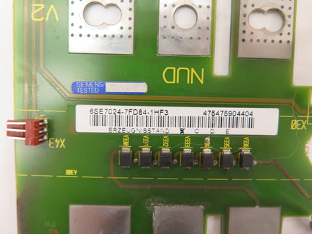 Siemens 6SE7024-7FD84-1HF3 Main Control Board For AC Drive - Advance Operations