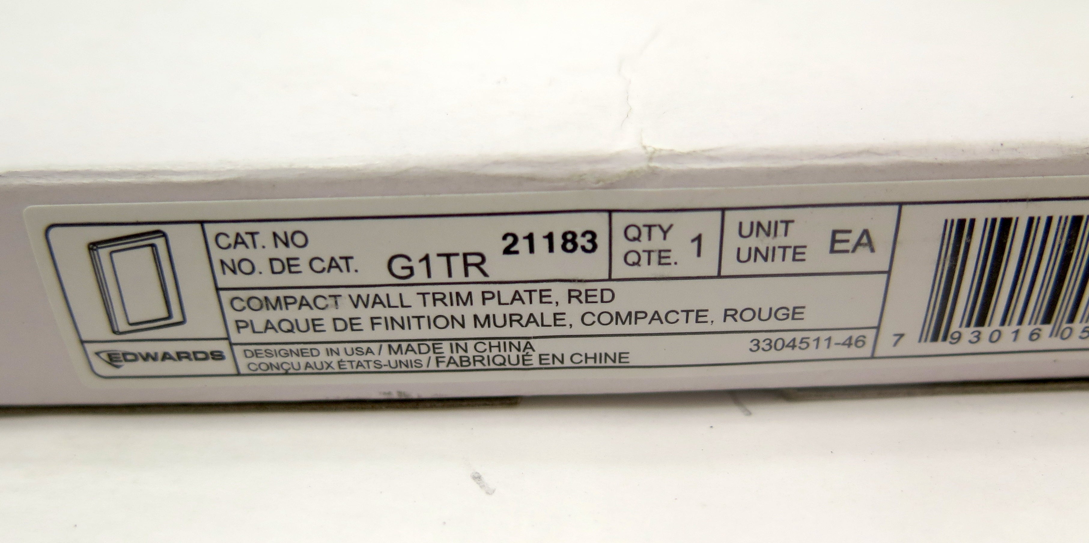Edwards G1TR Compact Wall Template RED - Advance Operations