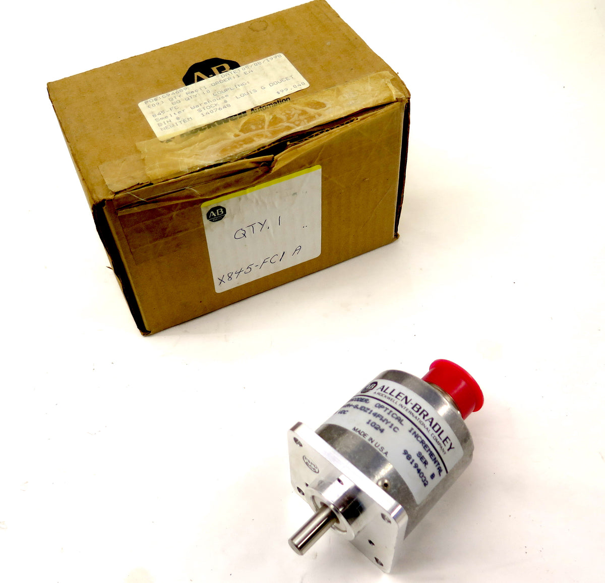Allen-Bradley 845H-SJDZ14FWY1C Encoder Optical Incremental 5VDC - Advance Operations