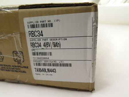 APC RBC34 Uninterruptible Power Supply Battery Pack - Advance Operations