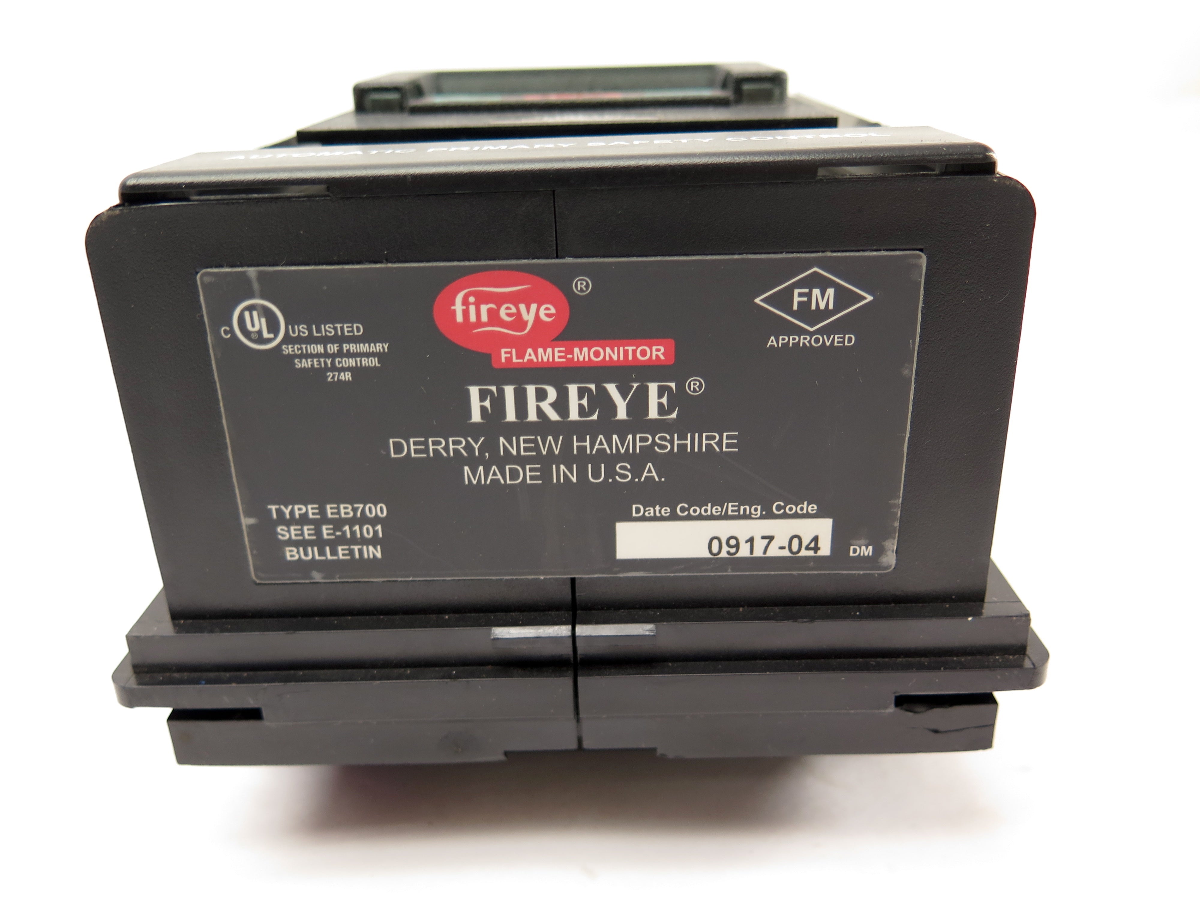 Fireye EB700 Flame Monitor Programmer KIT - Advance Operations