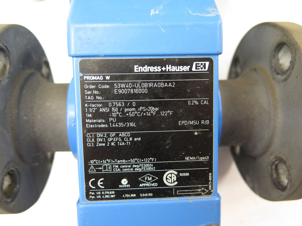 Endress + Hauser 53W40-UL0B1RA0BAA2 Promag 53 & Promag W Flowmeter - Advance Operations