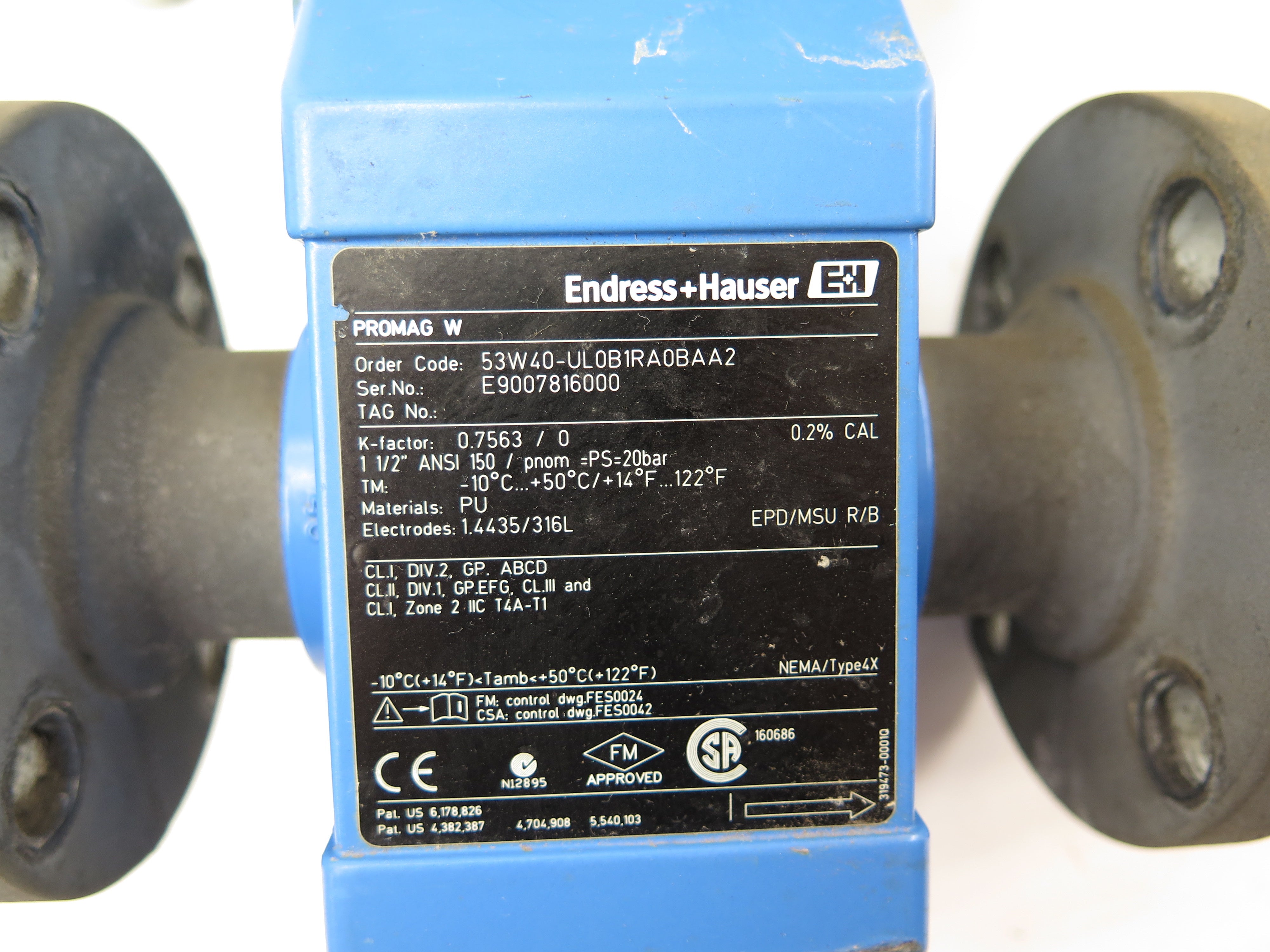 Endress + Hauser 53W40-UL0B1RA0BAA2 Promag 53 & Promag W Flowmeter - Advance Operations