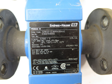 Endress + Hauser 53W40-UL0B1RA0BAA2 Promag 53 & Promag W Flowmeter - Advance Operations