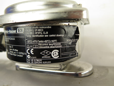 Endress + Hauser 83F80-AAASADRCBAAA Sanitary Promass F Flowmeter 3" - Advance Operations