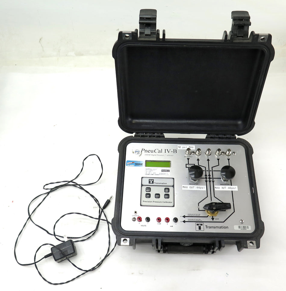 Transmation PneuCal IV-B 24454P Digital Pneumatic Calibrator - Advance Operations