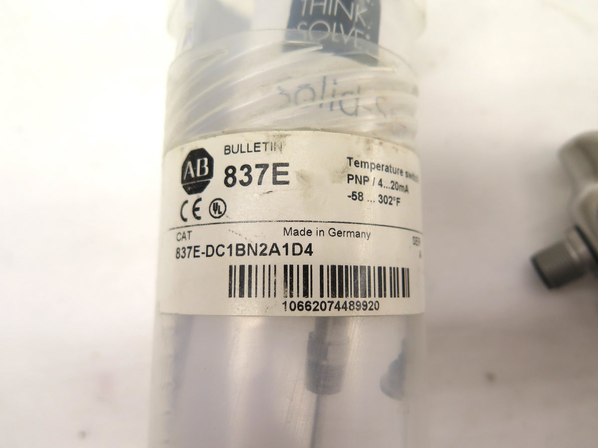 Allen-Bradley 837E-DC1BN2A1D4 Temperature Switch 4-20mA / -58-302¡F - Advance Operations