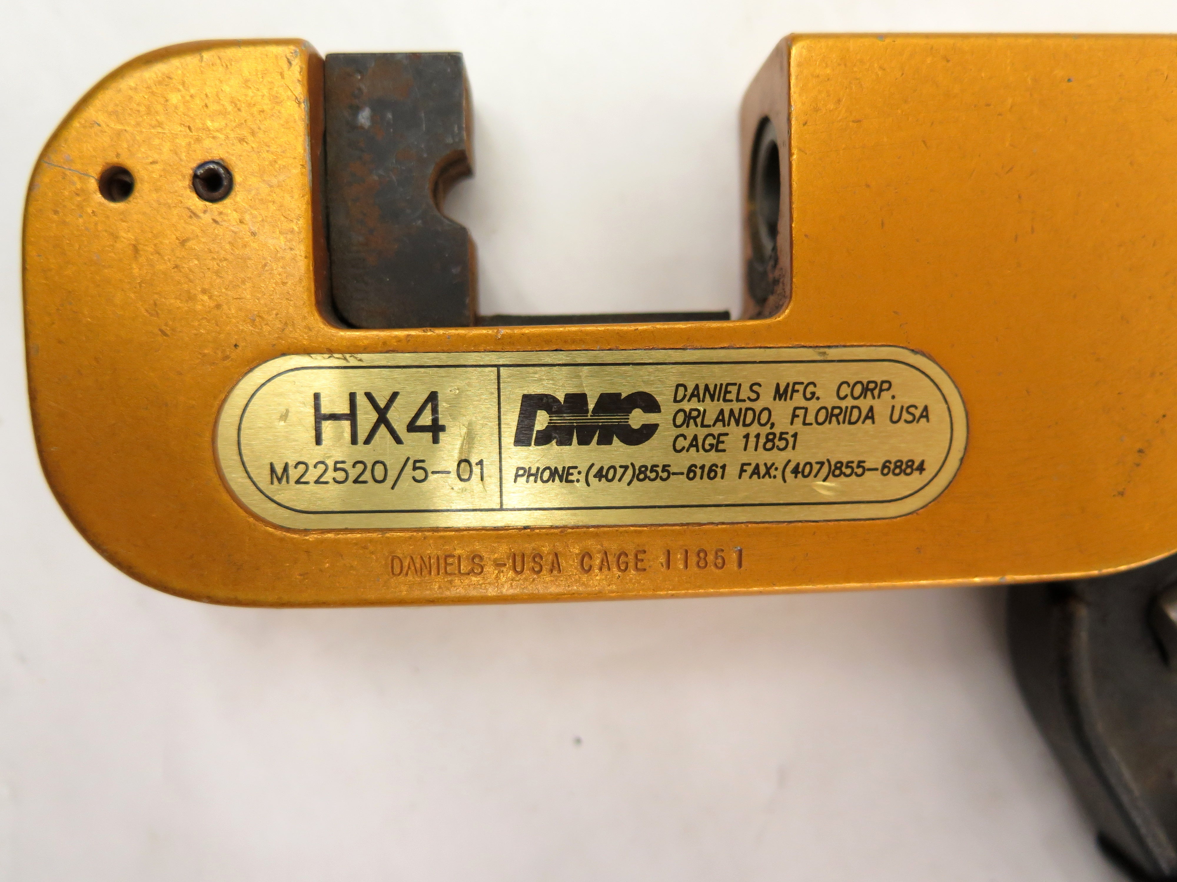 Daniels Manufacturing Corp HX4 M22520/5-01 Crimp Tool - Advance Operations