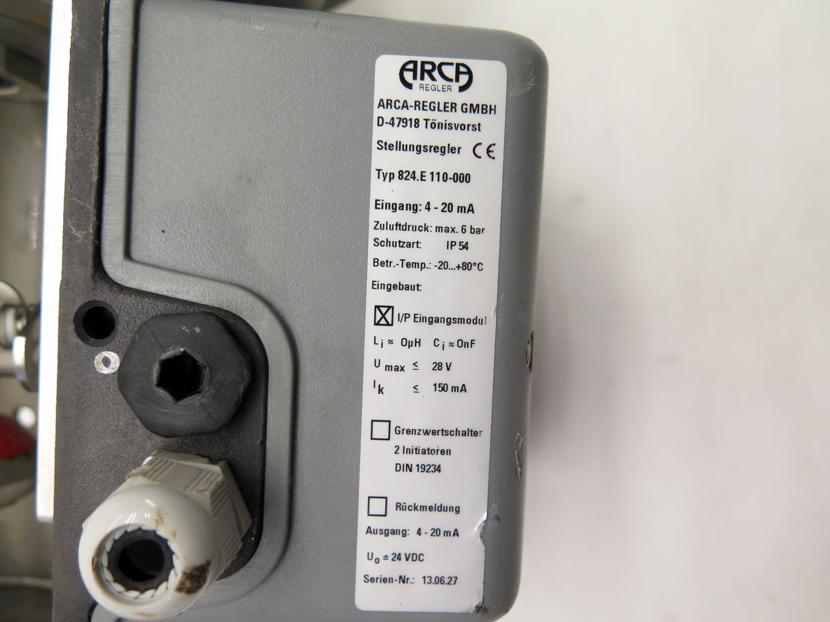 GEA OD2"-Z-00-MFI-20/3/2-W/26-12J/52 Sanitary Stainless Valve & Controller - Advance Operations
