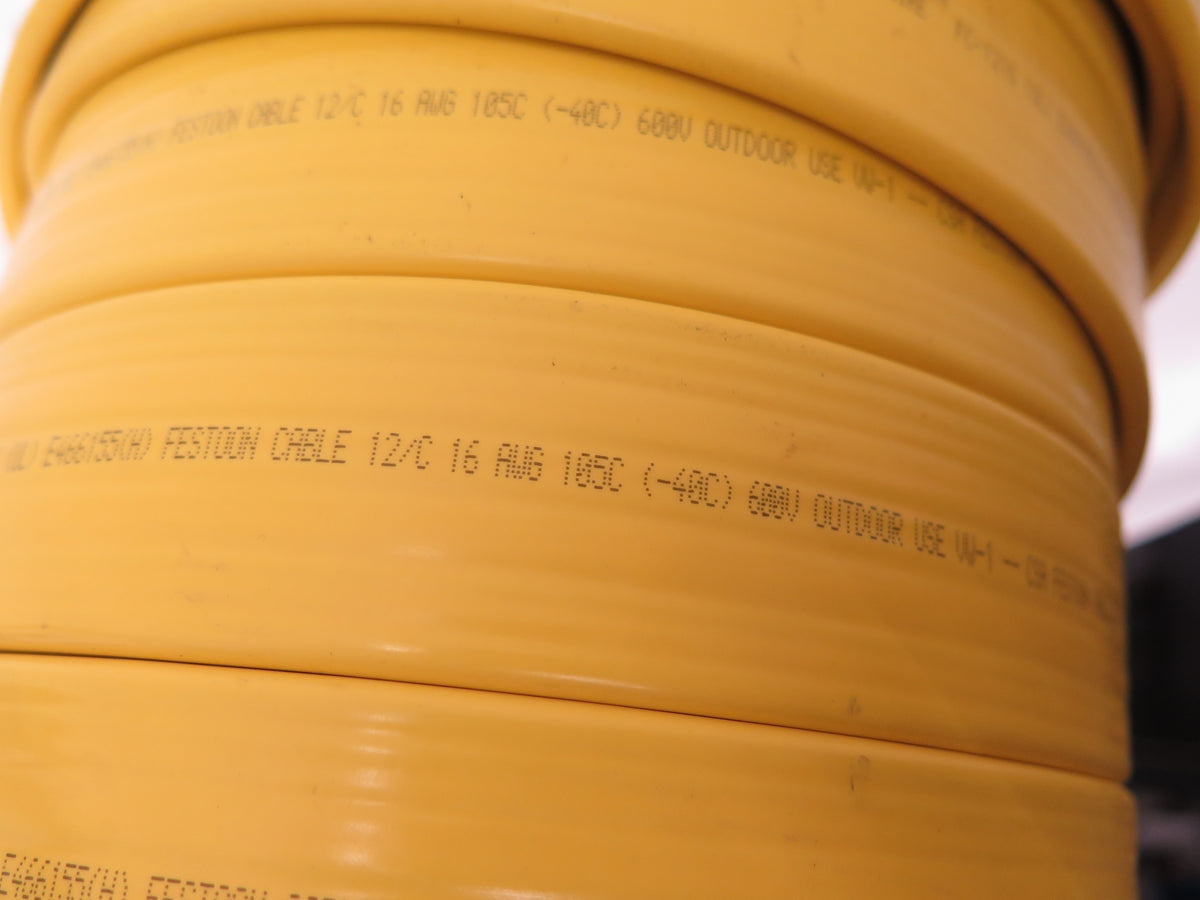 Duct-O-Wire FC-1216 (UL) / E466155(H) Festoon Cable 12/C 16AWG 105C 80FT - Advance Operations
