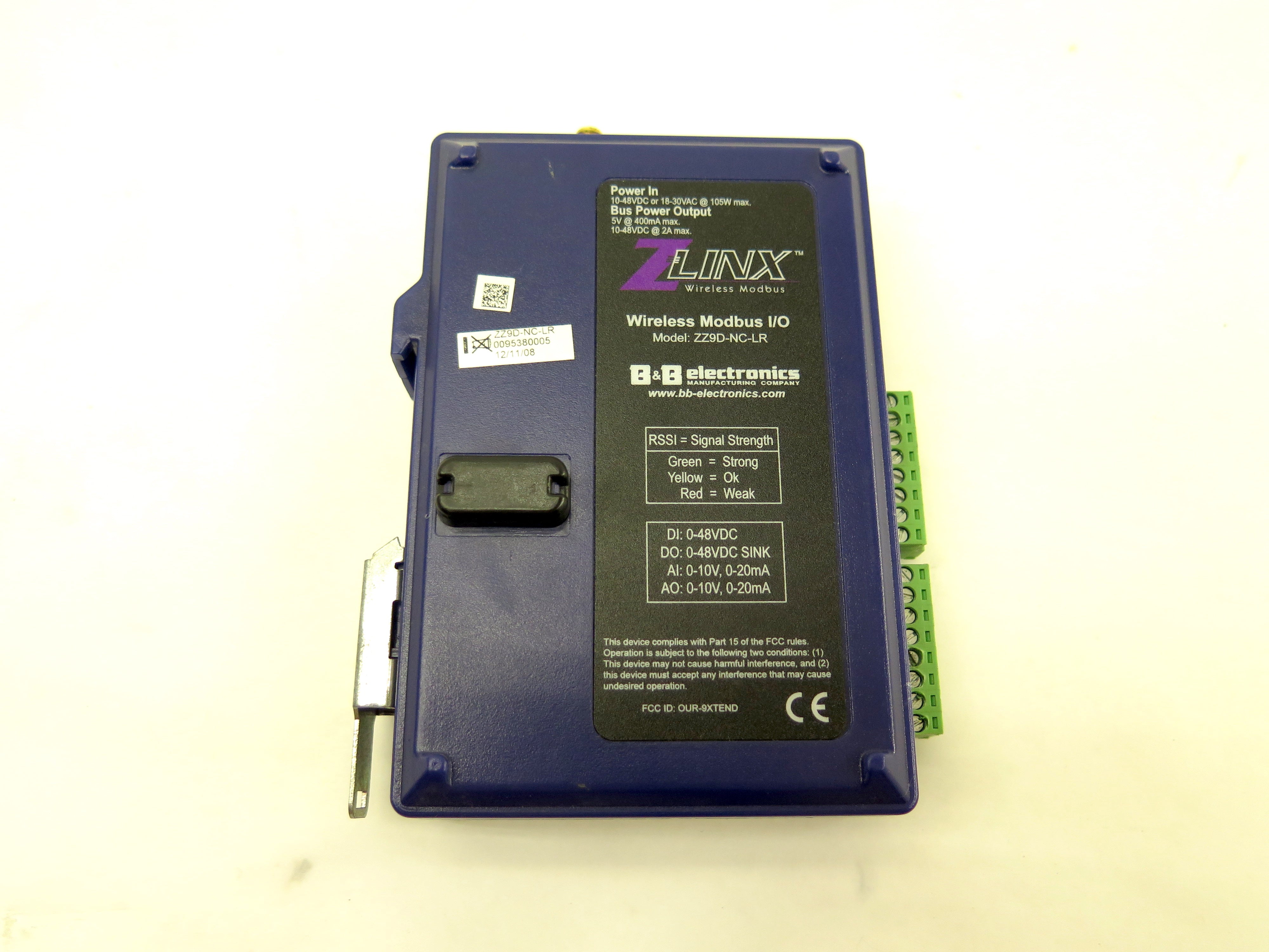 Z-Linx / Zlinx Wireless Modbus I/O ZZ9D-NC-LR - Advance Operations