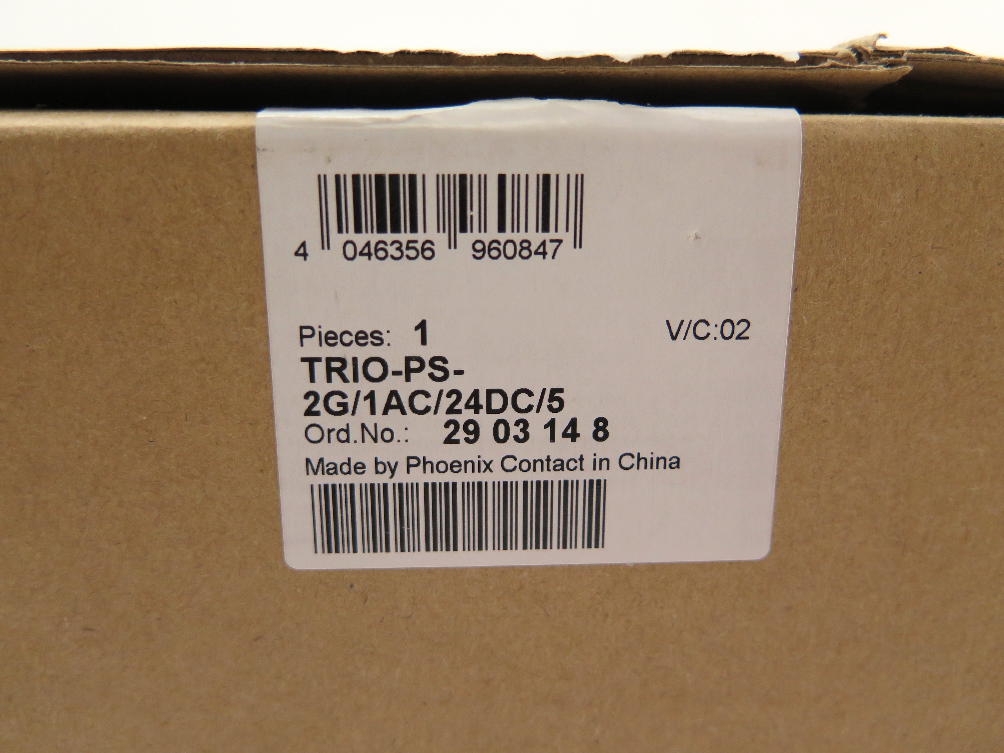 Pheonix Contact TRIO-PS-2G/1AC/24DC/5 Power Supply 24Vdc - Advance Operations