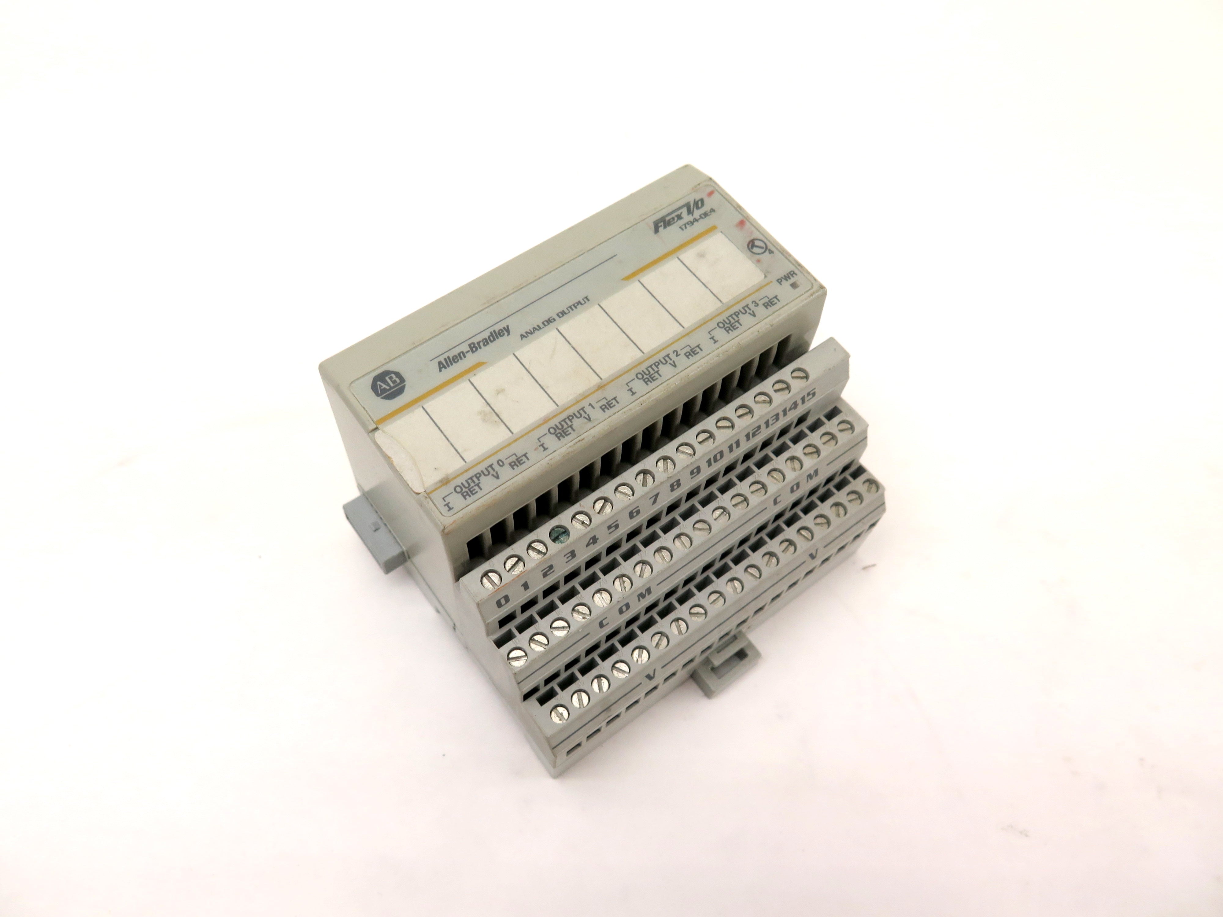 Allen-Bradley 1794-0E4 Ser.B Analog Output Module & Base 1794-TB3 - Advance Operations