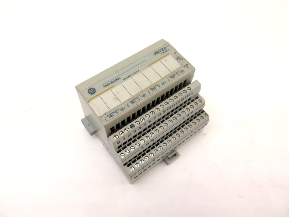 Allen-Bradley 1794-0E4 Ser.B Analog Output Module & Base 1794-TB3 - Advance Operations
