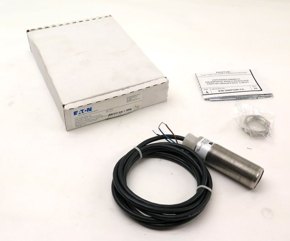 Eaton E58-30DPS280-GL Photoelectric Sensor Tubular Housing - Advance Operations