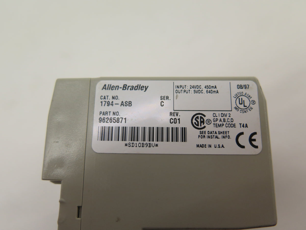 Allen-Bradley 1794-ASB Flex I/O Power Supply RIO Adapter Module - Advance Operations