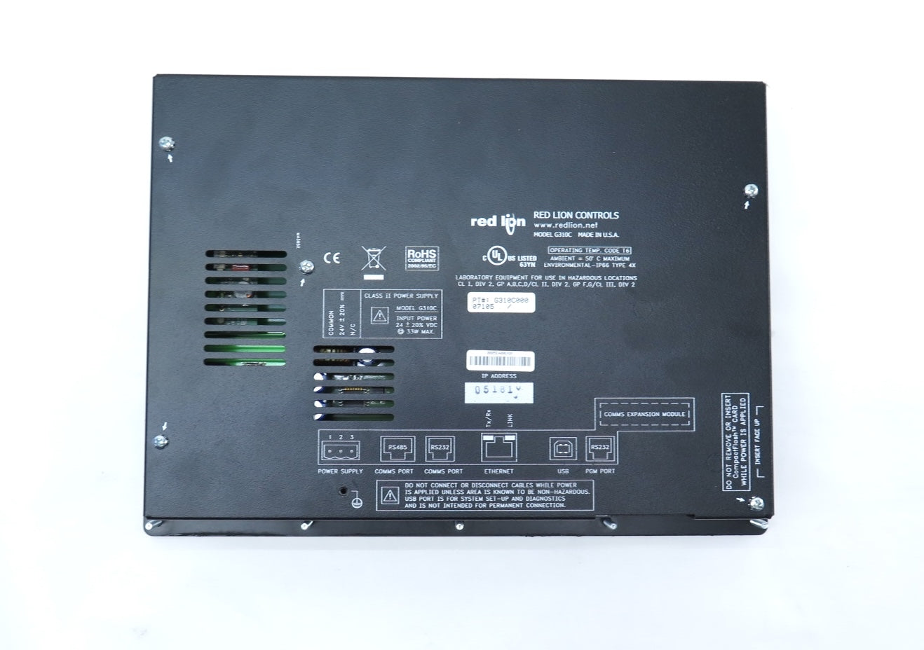 Teledyne Taptone / RedLion G310C000 HMI Touch Panel - Advance Operations