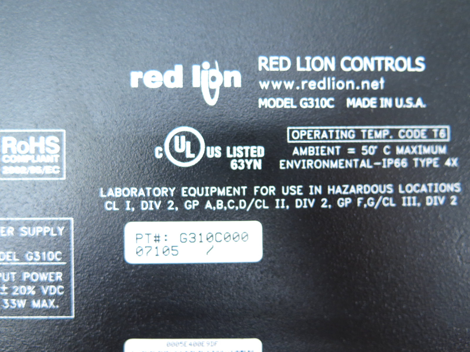 Teledyne Taptone / RedLion G310C000 HMI Touch Panel - Advance Operations