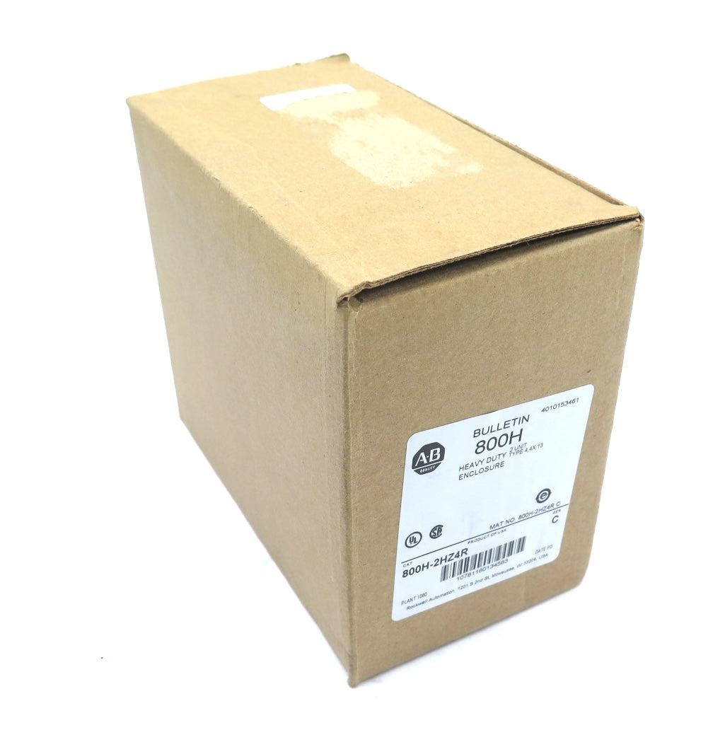Allen-Bradley 800H-2HZ4R Ser.C Heavy Duty Enclosure NEW IN ORIGINAL BOX - Advance Operations