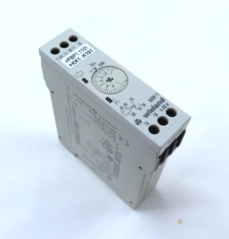 Wieland NGW11 / R2.105.0050.0 Time Relay 0.5s-10s AC/DC 24-240V - Advance Operations