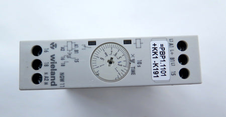 Wieland NGW11 / R2.105.0050.0 Time Relay 0.5s-10s AC/DC 24-240V - Advance Operations