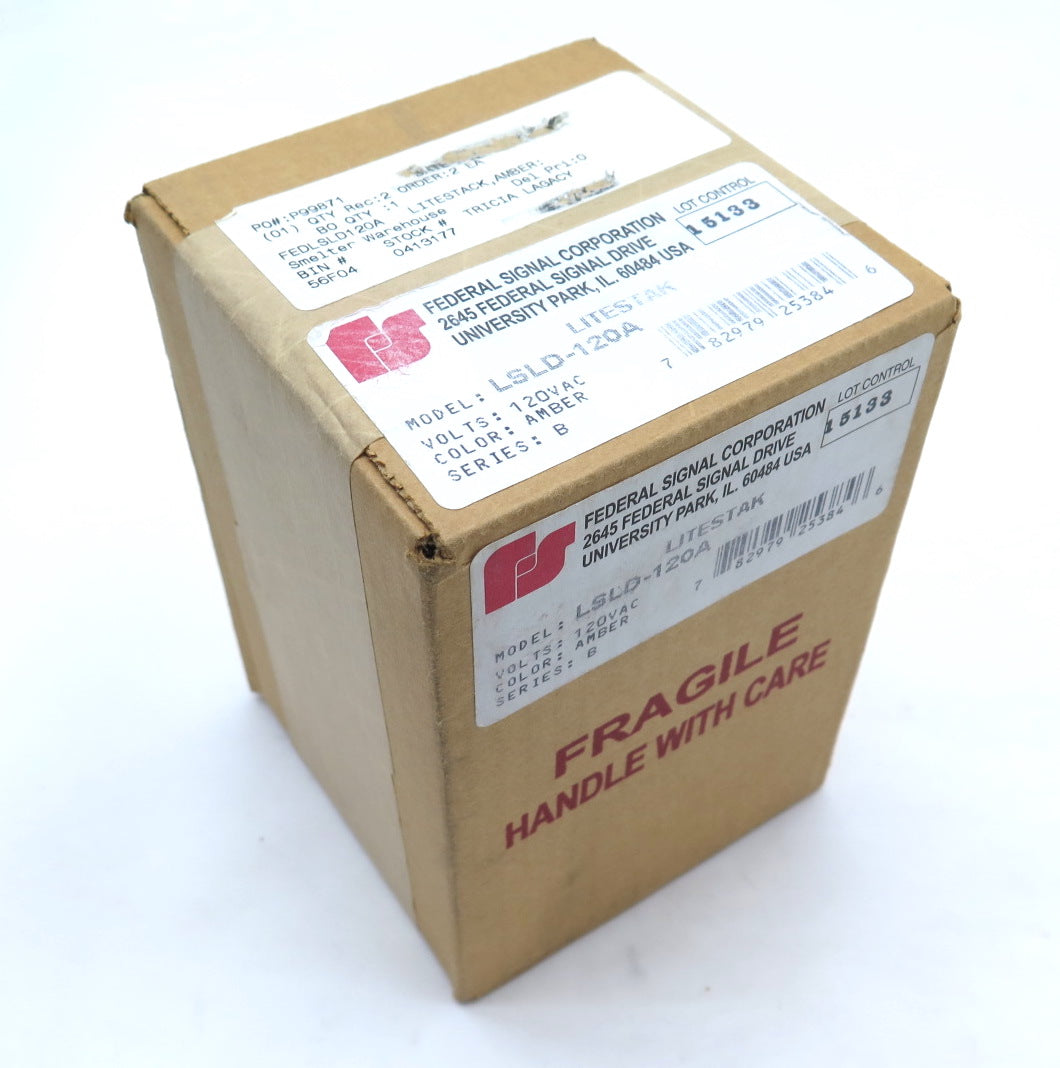 Federal Signal LSLD-120A LiteStak 120Vac LED Light Amber Series B - Advance Operations