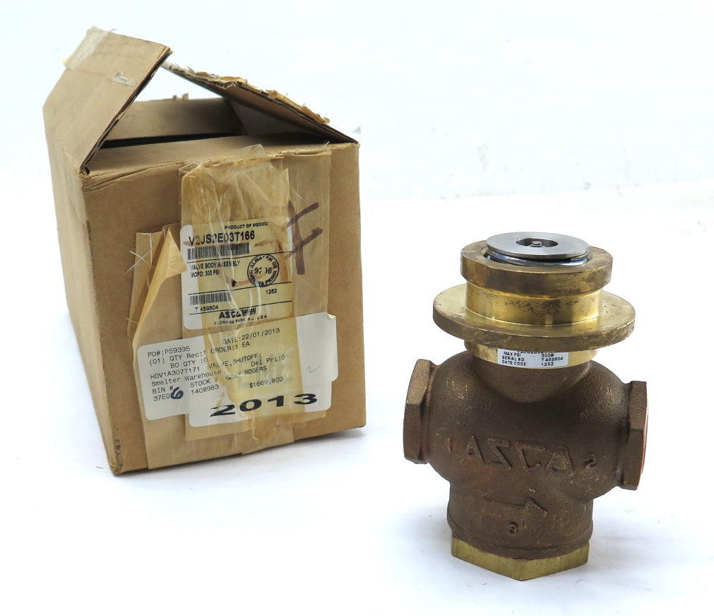 Asco V2JS2E031166 Valve Body Assembly 3/4"NPT 300PSI - Advance Operations