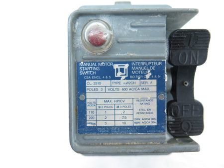 Schneider / Square D KW2CH Manual Motor Starting Switch - Advance Operations