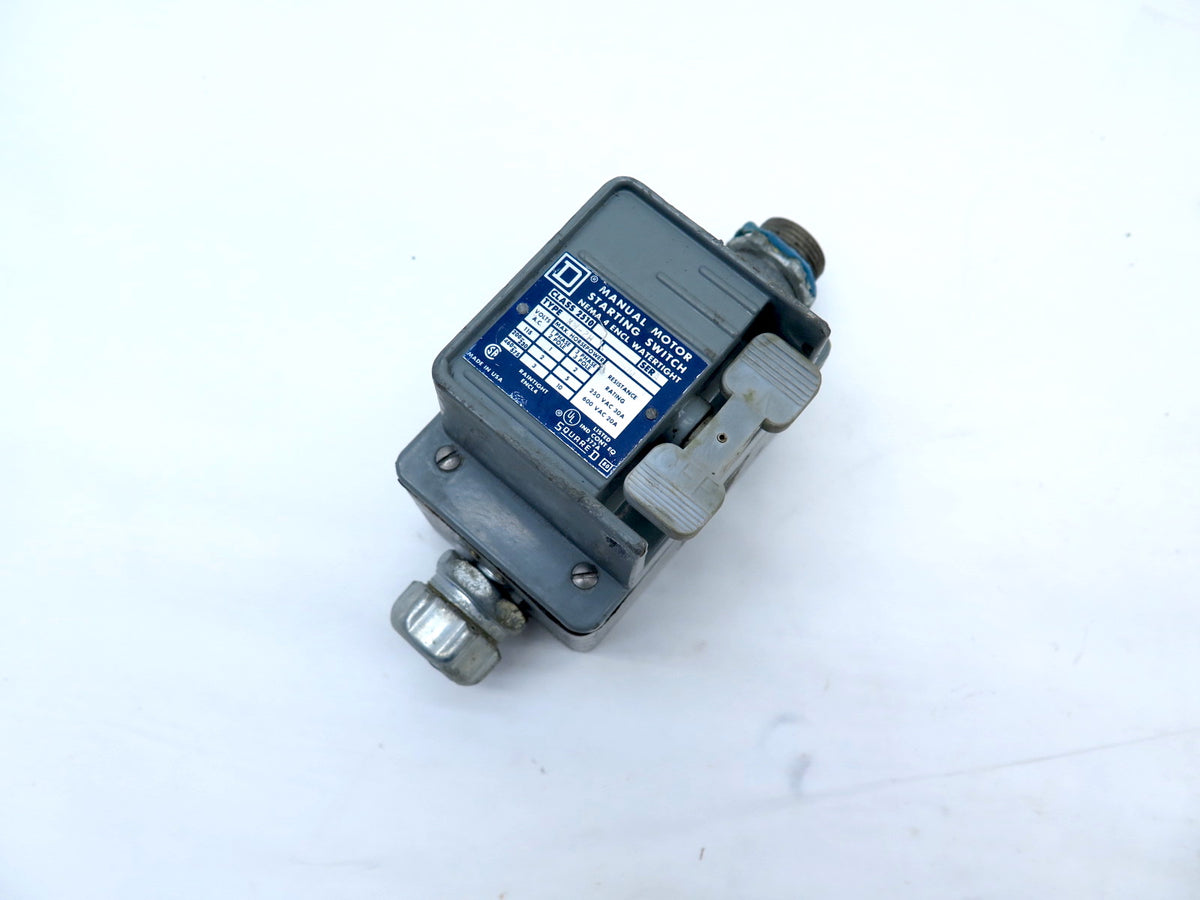 Square D / Schneider KW-2H Manual Motor Starter 10HP Max - Advance Operations