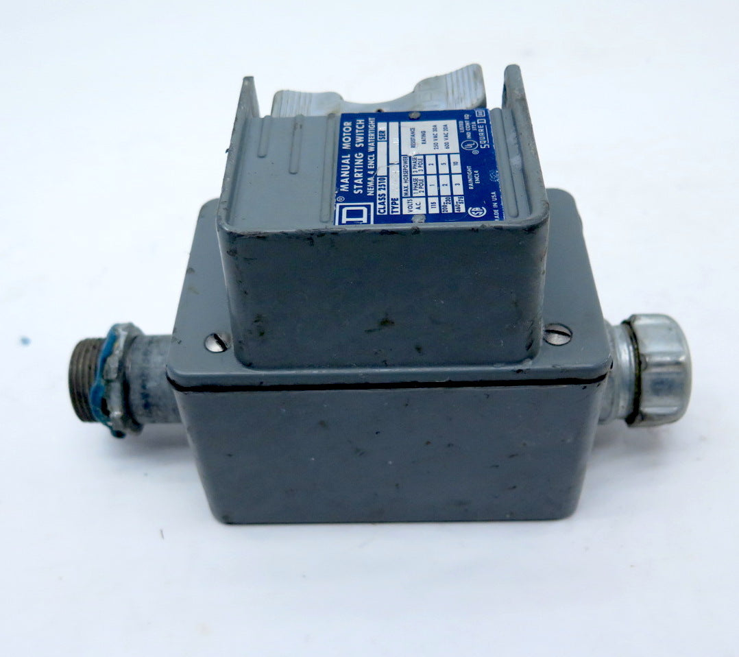 Square D / Schneider KW-2H Manual Motor Starter 10HP Max - Advance Operations