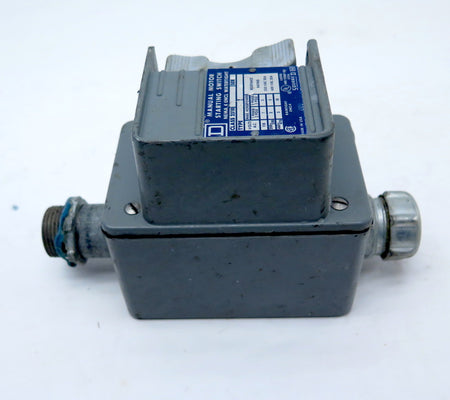 Square D / Schneider KW-2H Manual Motor Starter 10HP Max - Advance Operations