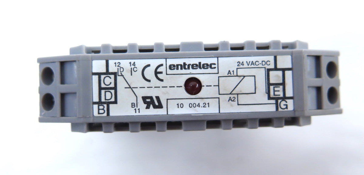 Entrelec 10 004.21 Relay Interface Module 24Vac / dc - Advance Operations