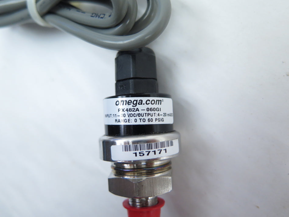Omega PX428A-060GI Pressure Transmitter 0 to 60 PSIG - Advance Operations