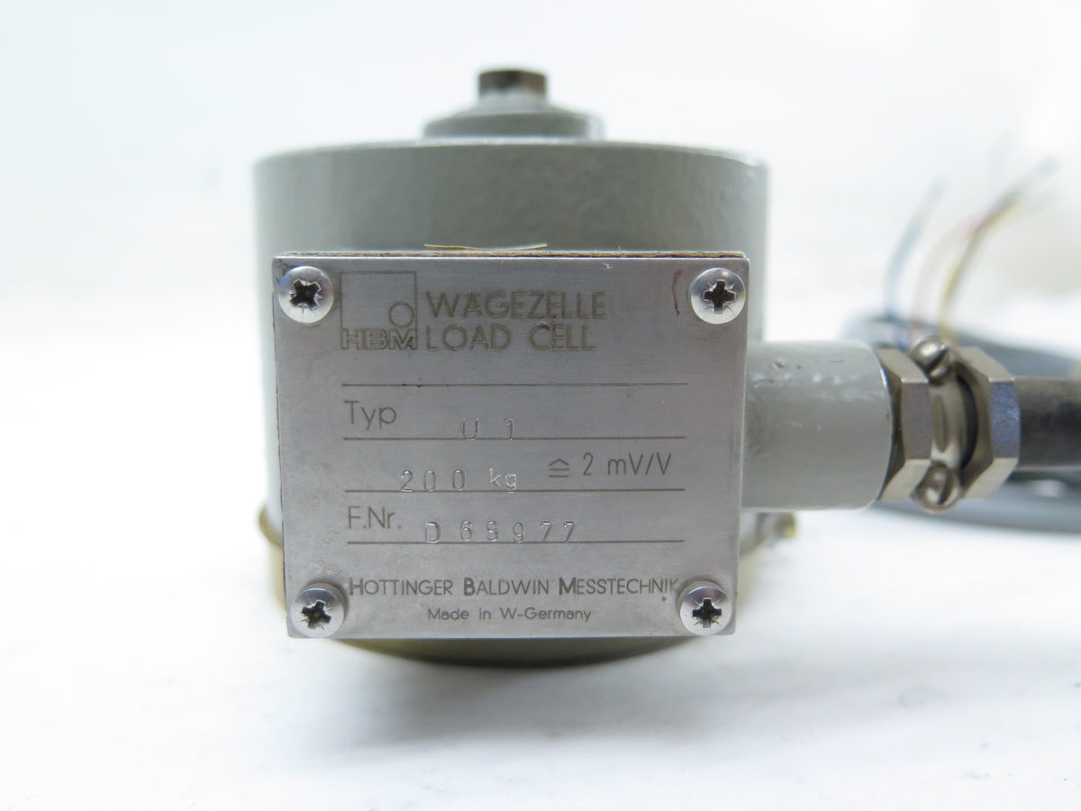 HBM Wagezell Load Cell Typ U1/ D68977 - Advance Operations