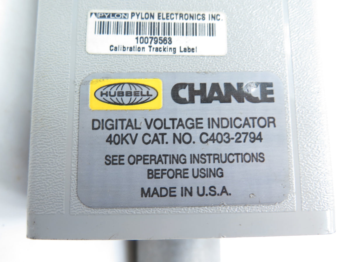 Hubbel C403-2794 Chance Digital Voltage Indicator 40Kv - Advance Operations