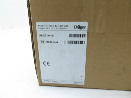 Drager / Draeger 8344403 Transmitter 8100 Series 4-20mA 3 Wire - Advance Operations