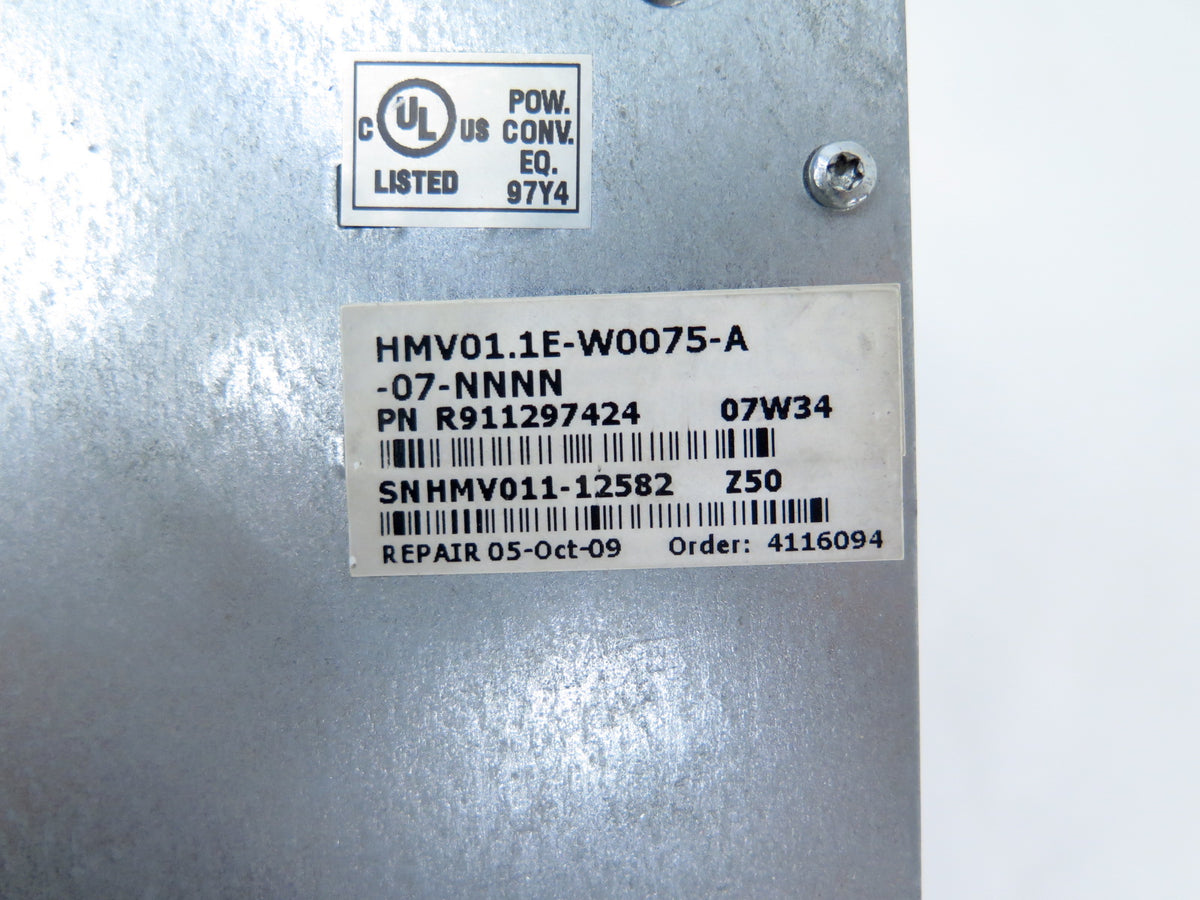 Rexroth HMV01.1E-W0075-A-07-NNNN AC Drive 75kW 380-480Vac - Advance Operations