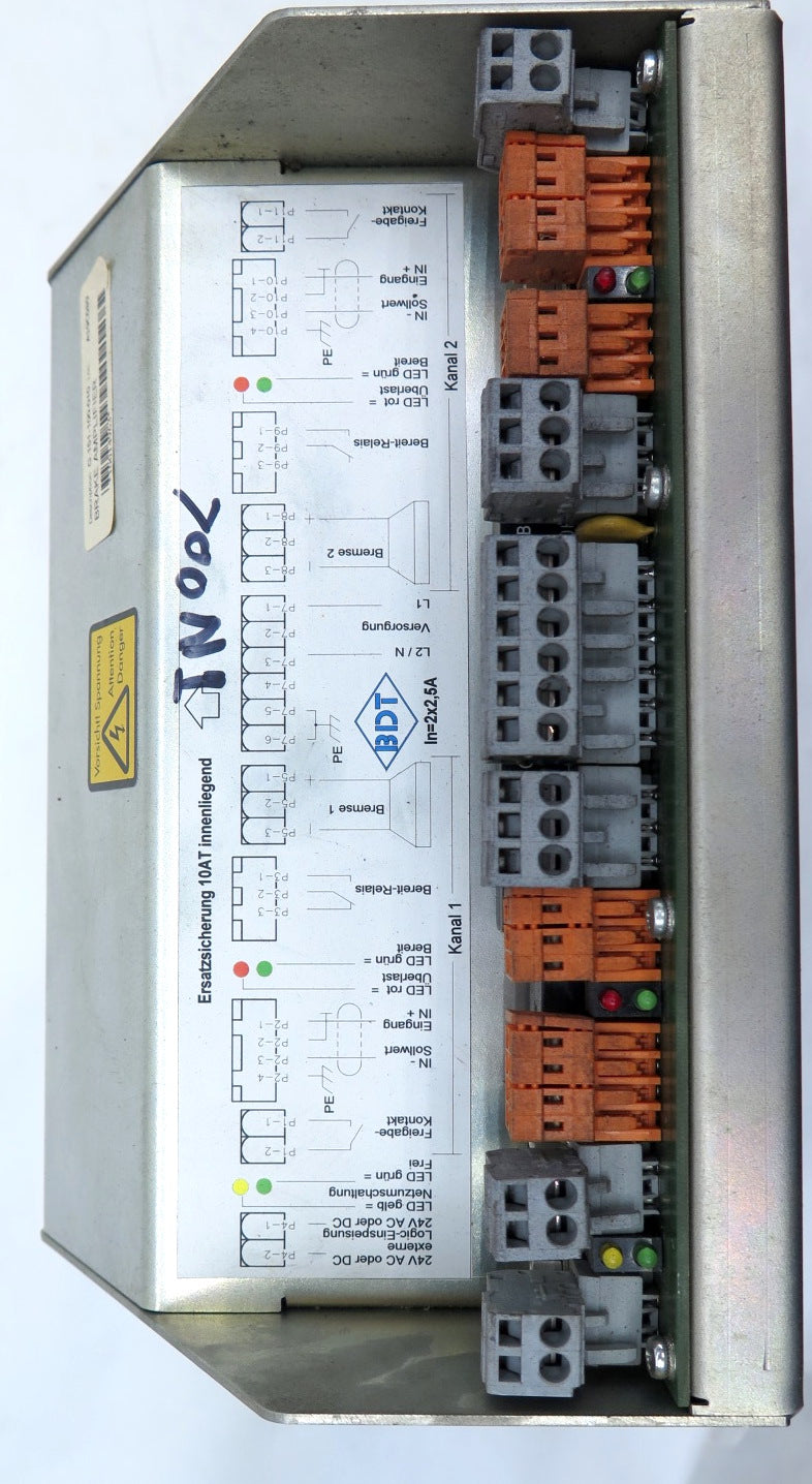 BDT G.151-100-010 Brake Amplifier Control 200-500Vac - Advance Operations