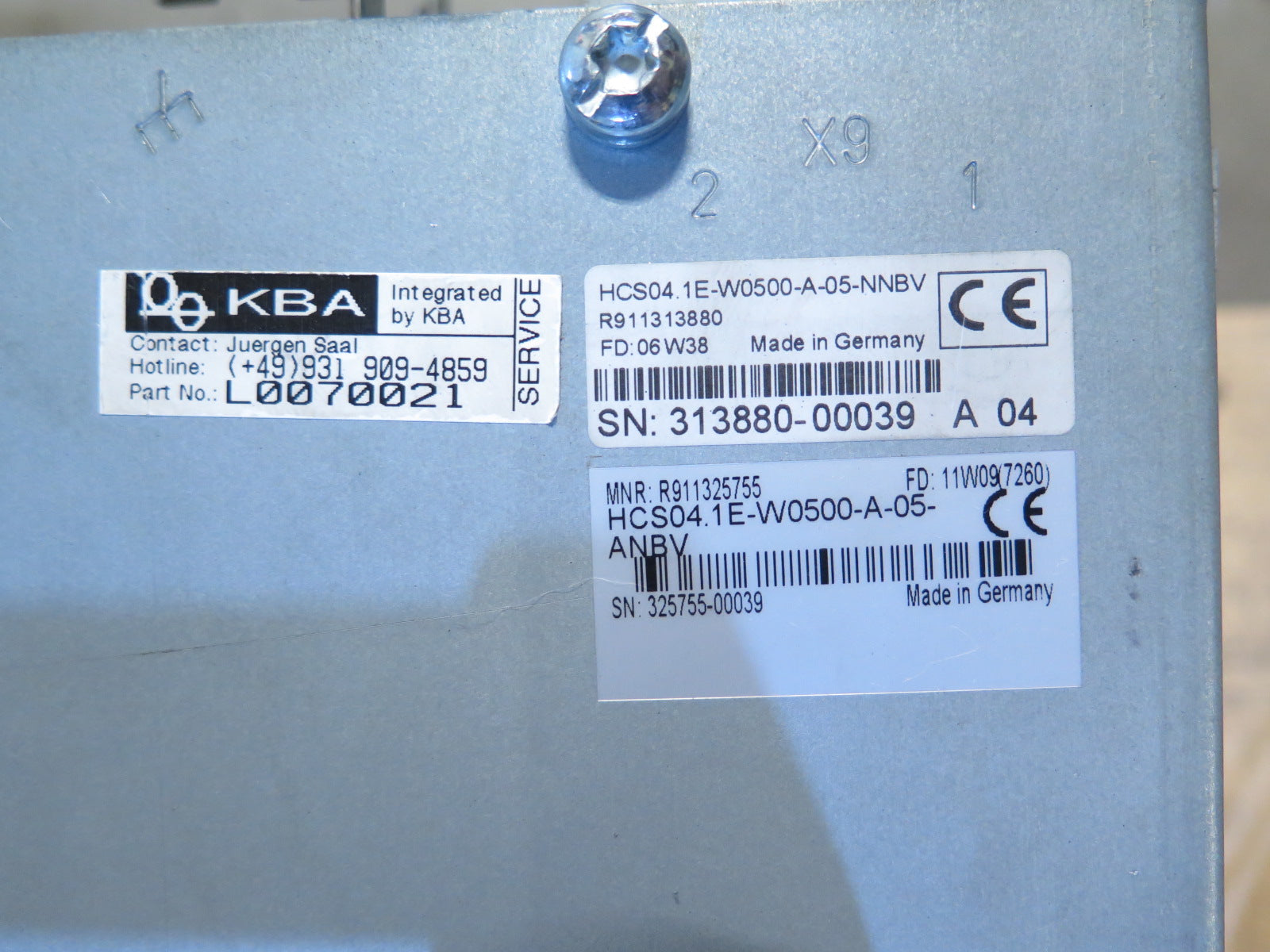 Rexroth HCS04.1E-W0500-A-05-ANBV Ac Drive - Advance Operations