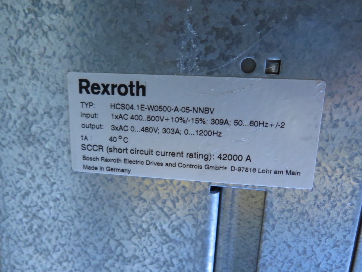 Rexroth HCS04.1E-W0500-A-05-ANBV Ac Drive - Advance Operations