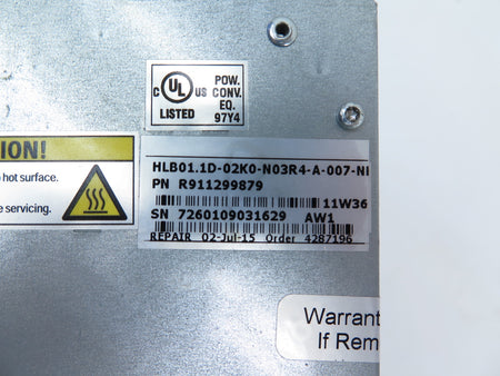Rexroth HLB01.1D-02K0-N03R4 Break Unit - Advance Operations